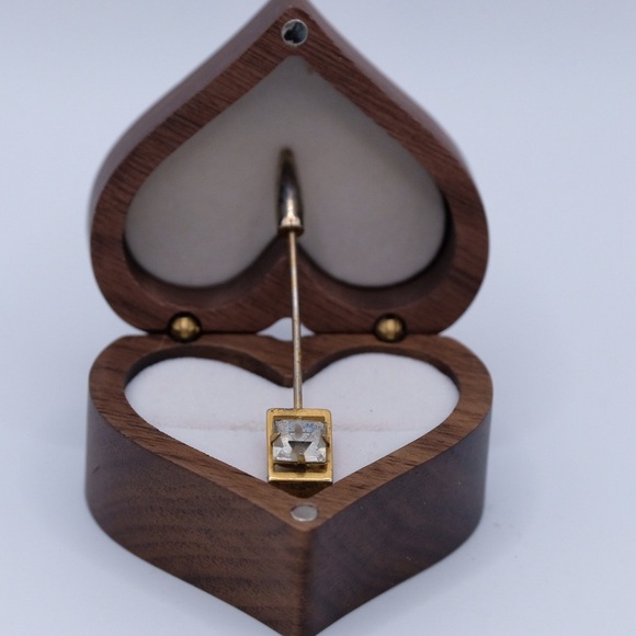 Vintage Rhinestone Stick Pin Brooch - Picture 5 of 7